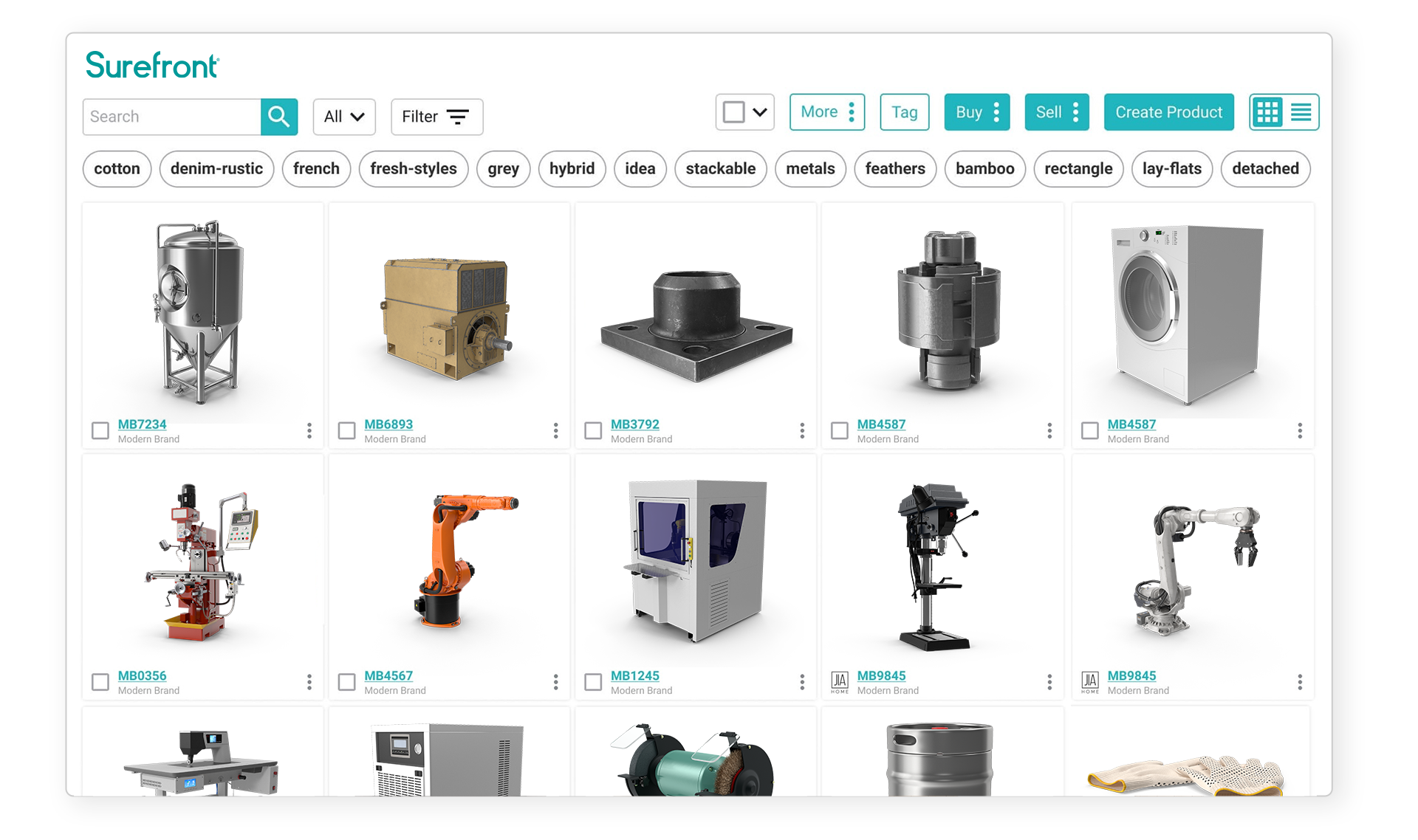 manufacturing catalog management